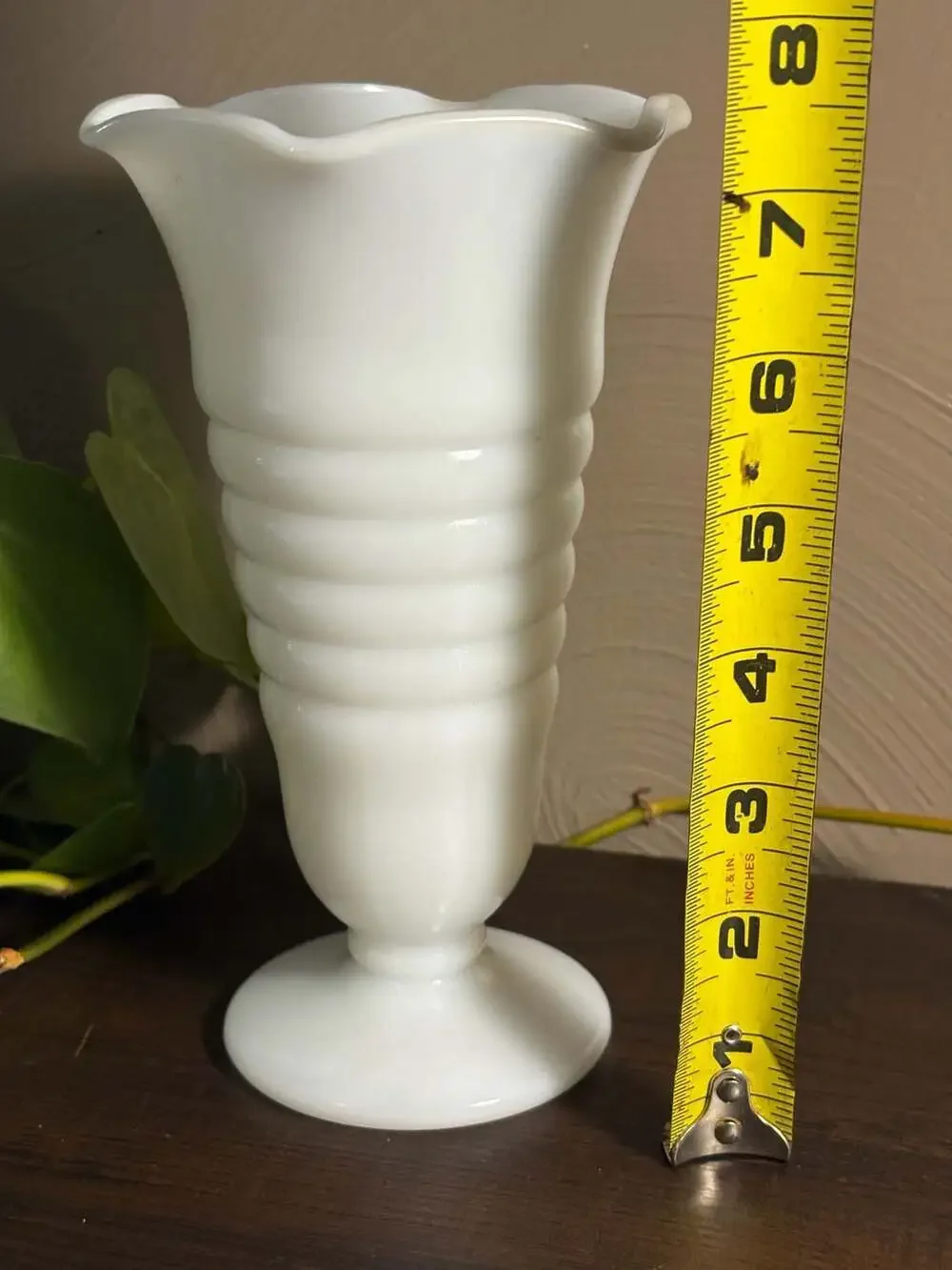 Unbranded milk glass